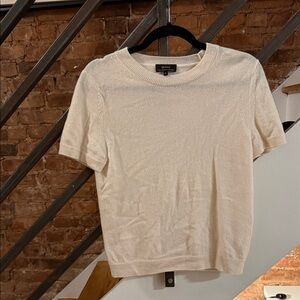 Banana Republic Off-White Short Sleeve Men's Tee